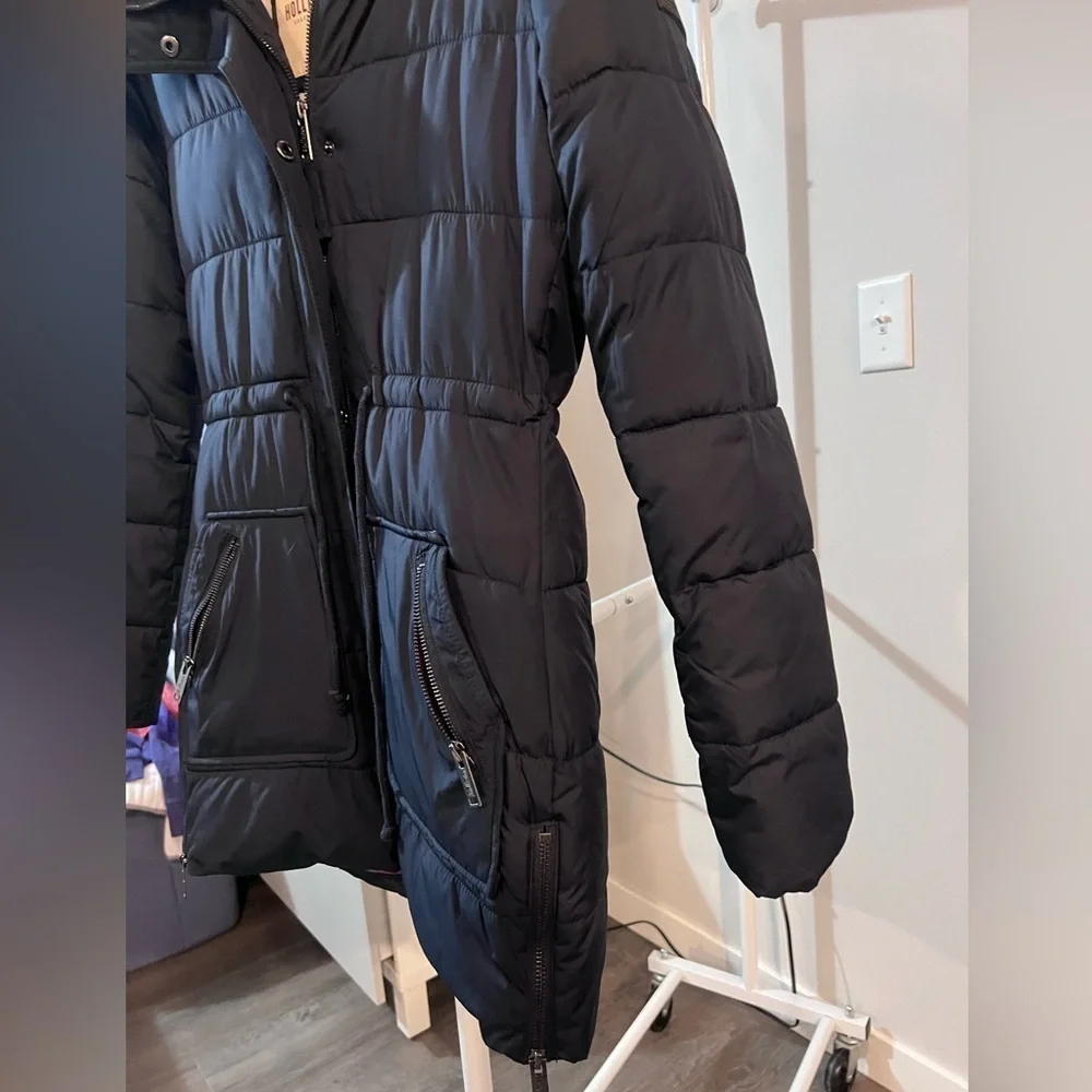 Womens Hollister by Abercrombie & Fitch Water Resistant Quilted Jacket Sz SMALL - Picture 2 of 7